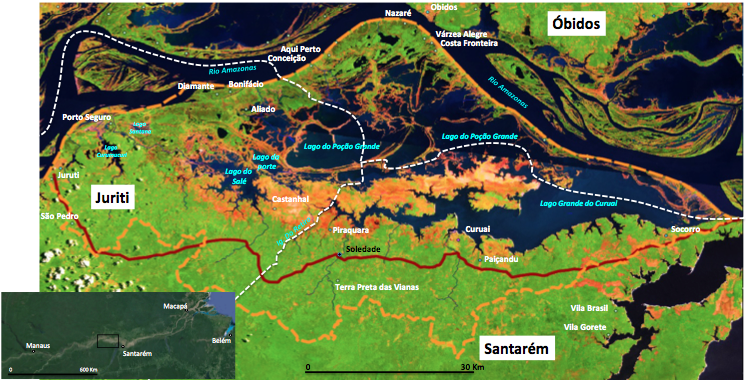 Maps of Lago Grande