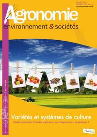 Numéro Spécial. Agronomie, environnement et sociétés, 4 (2) : 1-200. © 